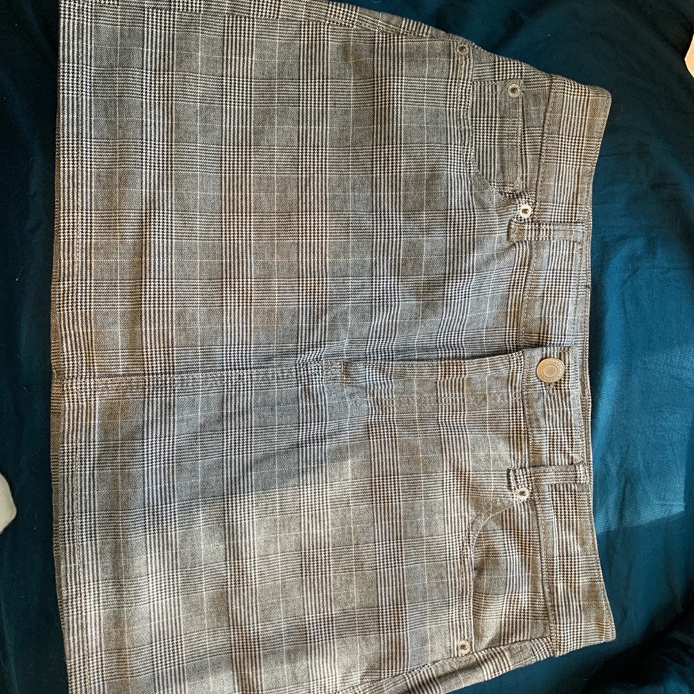 American eagle plaid mini skirt